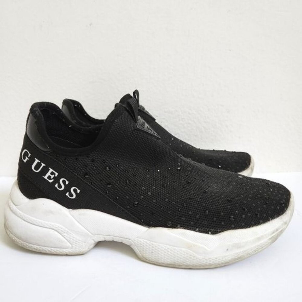 Guess Bellini Platform Mid-Top Sneaker with Rhinestone size 6.5